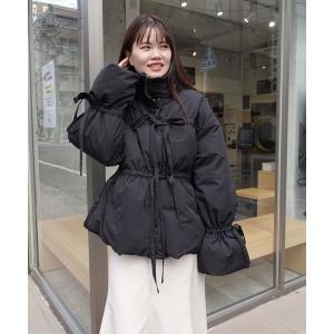 ダウンコート ダウンジャケット リボン袖ダウン＆バルーンスカート2点
