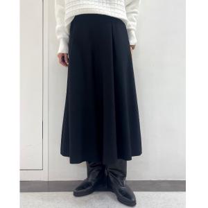スカート タックフレアーシルエットスカーチョ