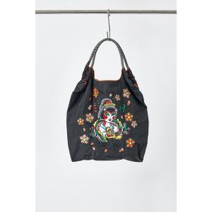 トートバッグ KARYU × Ball＆Chain  コラボレーションBAG　Mサイズ　 レディース メンズ
