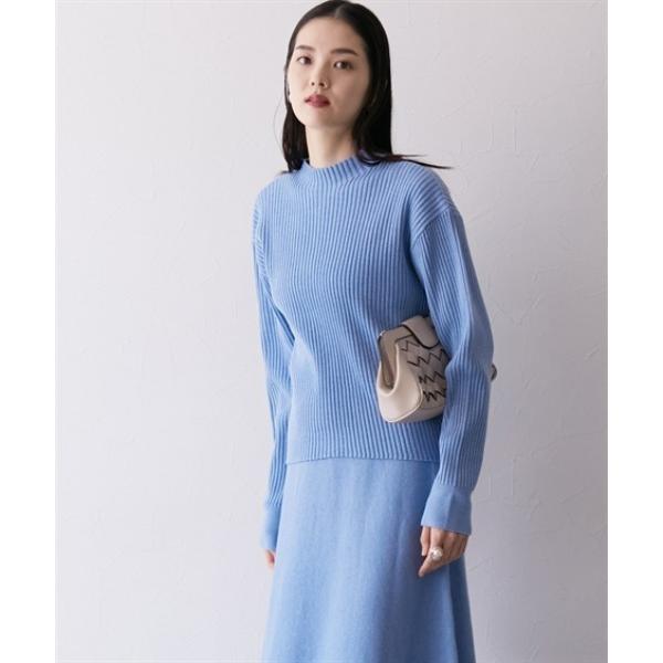 セットアップ 高身長　ニットセットアップ（ボトルネックニット＋フレアスカート）（トールサイズ）mug...