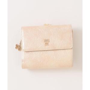 財布 ANNA SUI(アナスイ) ローズハート 口金二つ折り財布 レディース レディース