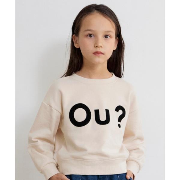 トレーナー  「Ou? by EDWIN」Ou？BIGロゴトレーナー キッズ 子供服 男の子 女の子