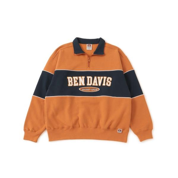 tシャツ BENDAVIS別注PLAYERS HALFZIPプルオーバー メンズ