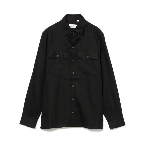 シャツ 「別注」Massimo d’Augusto / TEO リネン ソリッド シャツジャケット ...