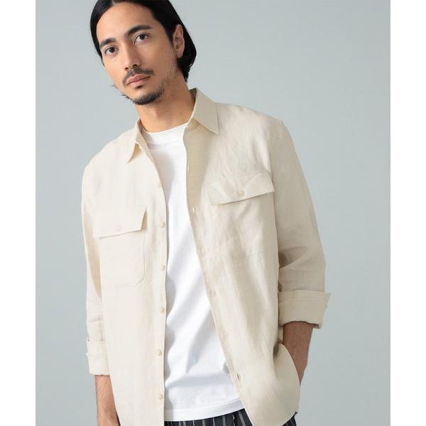 シャツ 「別注」Massimo d’Augusto / TEO リネン シャツジャケット メンズ