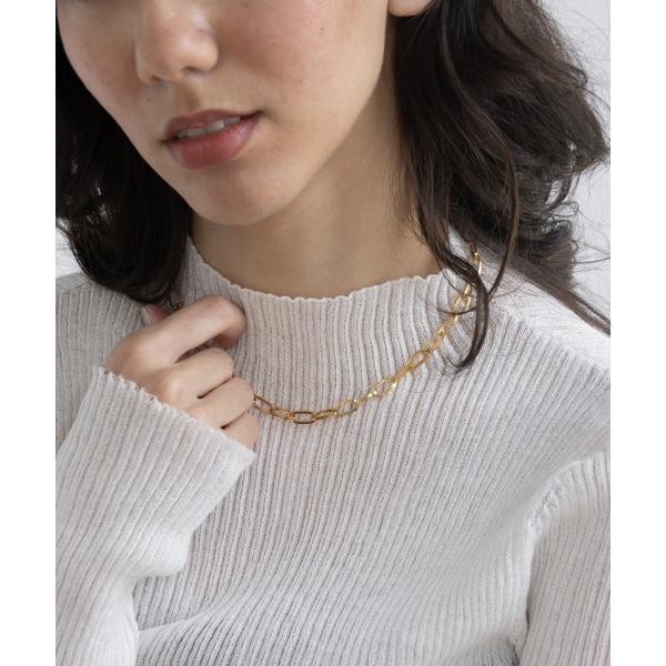 ネックレス 金属アレルギー対応 シンプルチェーンネックレス 太め レディース メンズ