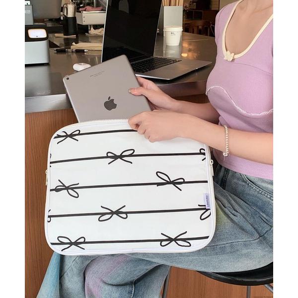 スマホケース Liaa/リボン柄PCケース11インチ/13インチ A18491