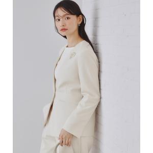 ジャケット ノーカラージャケット 「通勤/セット...の商品画像