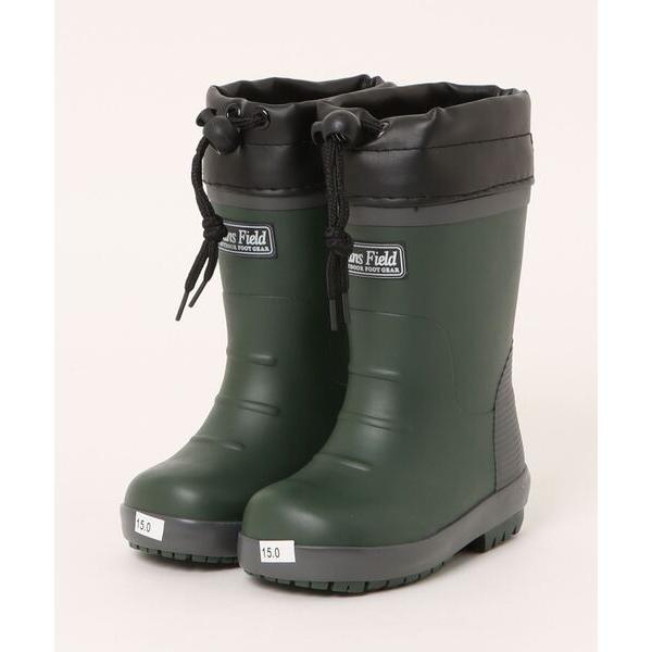 長靴 レインブーツ 子供ドローコード付き長靴　サンスフィールドJ-2835 キッズ 子供