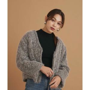 コート アウター シャギーボアジャケット レディース