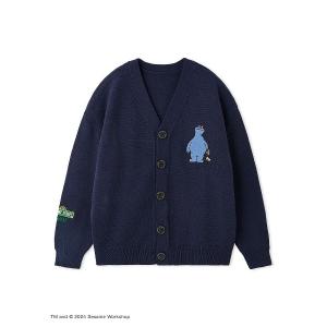 カーディガン 「UNISEX」Vネックニットカーディガン レディース メンズ