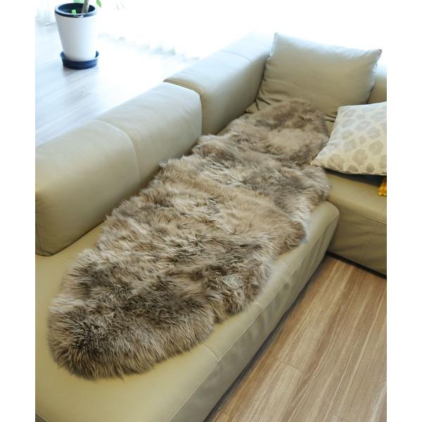 ラグ ラグマット ムートンラグ 70×180 大きい 2匹