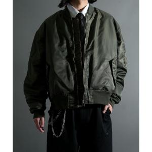 ma1 ma-1 Vintage-like heavy nylon twill MA-1 blouson/ヴィンテージライク ヘビーナイロンツイル M