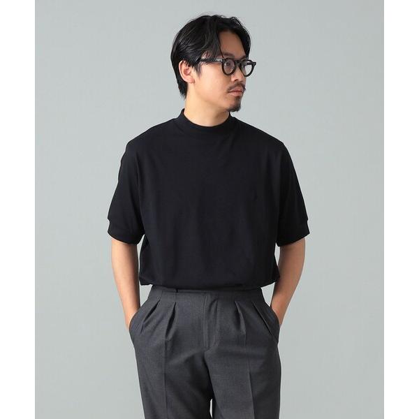 tシャツ ANTICIPO / コットンスムース ハイネック Tシャツ メンズ