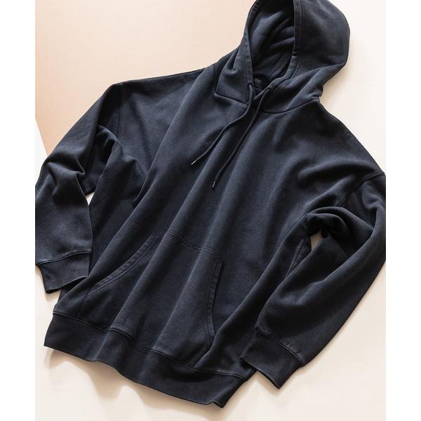 パーカー 「UNIIT/ユニット」パウダーブリーチ加工 裏起毛ビッグスウェット フーディー　プルオー...