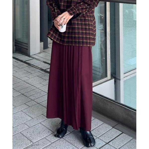 スカート UND SWITCH PLEATS SKIRT