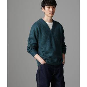 セーター ニット アルパカ ウールブレンド クルーネックセーター