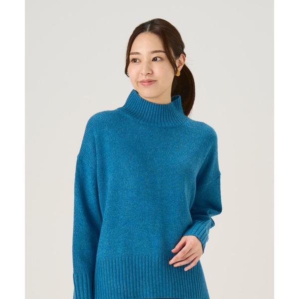 ニット セーター 「Pitta Re:)」 ラム混バックスリットニットプルオーバー レディース レデ...