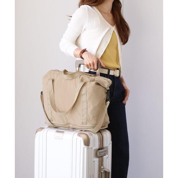 旅行 折りたたみ 軽量ボストンバッグ USBポート付き キャリーオン