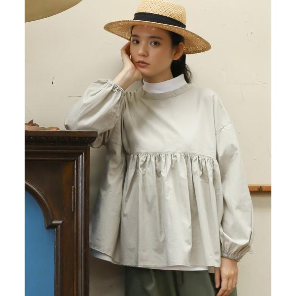 ブラウス シャツ 「Brocante / ブロカント」 CM50/ブロード ボレロシャツ レディース