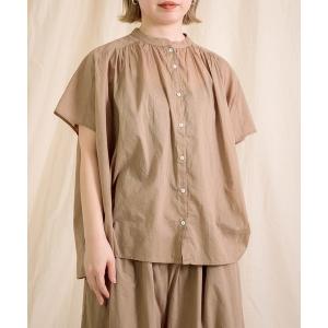 Brocante 36-260L 19-2 グランシャツ ブラック ブロカント ドミンゴ リネンキャンバス 麻 ドルマン ギャザー 5分袖 Made in JAPAN 日本製 Brocante ブロカント グランシャツ ブラック ドミンゴ 36-260L