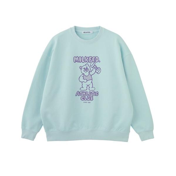 トレーナー スウェット MILKFED. ATHLETIC CLUB SWEAT TOP レディース...