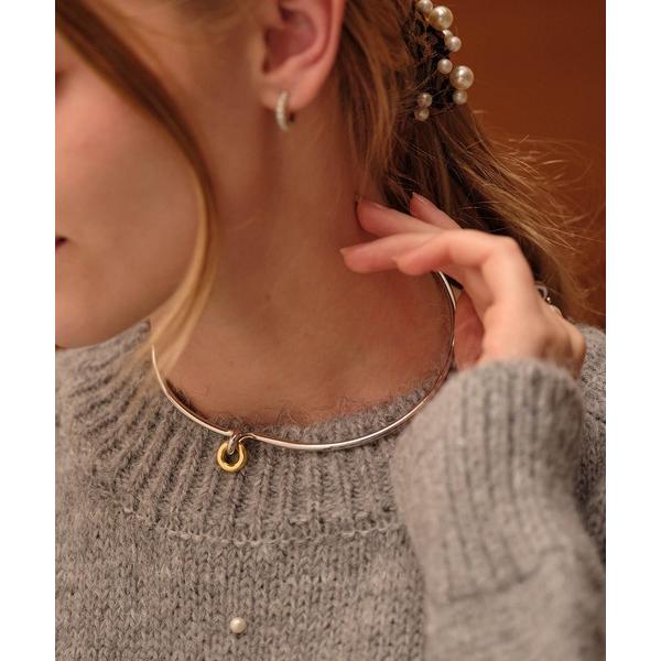 チョーカー コンビカラーリングチョーカー レディース