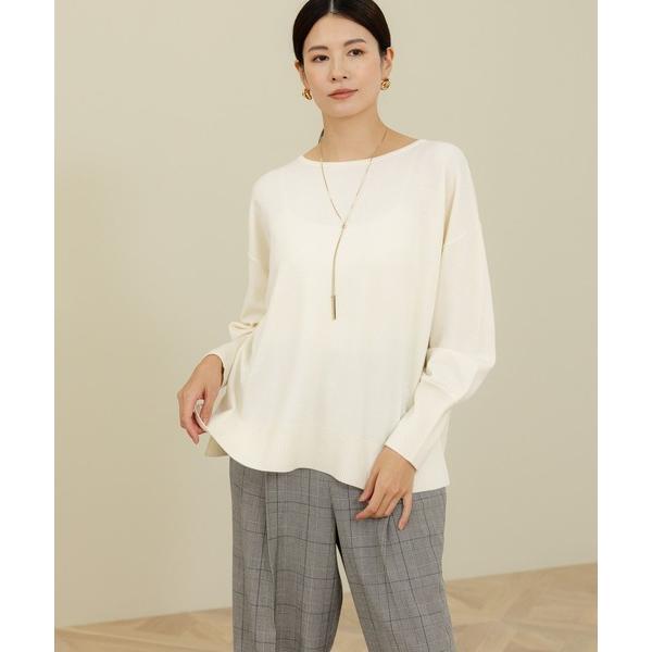 ニット セーター 毛玉しらず2WAYニット/133699 レディース