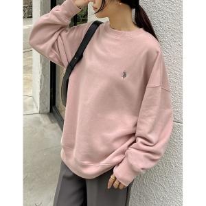 トレーナー スウェット 「U.S. POLO ASSN.」「別注」ワンポイント刺繍ピーチ裏起毛スウェット レディース メンズ