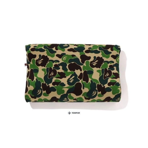 ベッド 寝具 BAPE X TEMPUR - ABC CAMO NECK PILLOW S