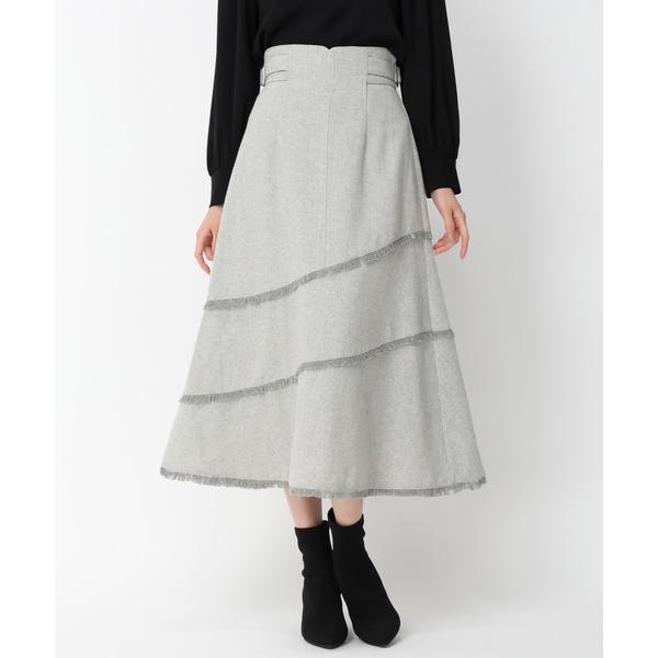 スカート フリンジAラインスカート/MM447218