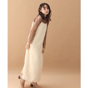 「muguet」 キャミソールワンピース FREE アイボリー レディース