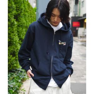 パーカー HEAVY WEIGHT 12.7oz “CAP BOY” LOGO ZIP HOODIE 長袖 パーカー 秋服 冬服 パーカー ジップパー