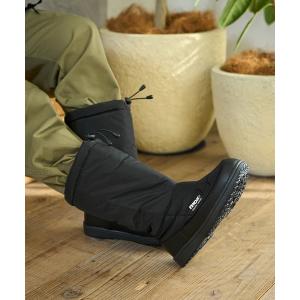 ブーツ moz(モズ) 防水 ボアライニング キルティングロングスノーブーツ レディース