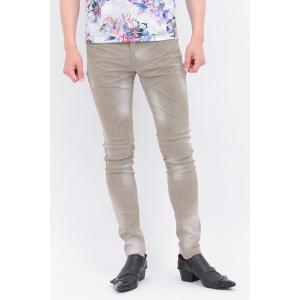 ジーンズ TORNADO MART∴グレイッシュカラースキニーデニム メンズ