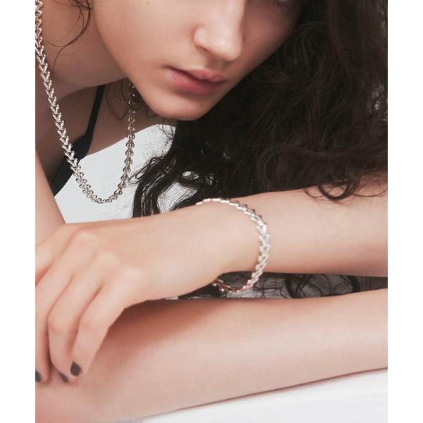 ブレスレット 「quip queint」herringbone M bracelet QU146 レ...