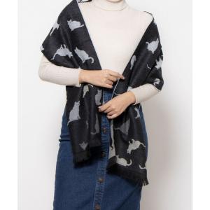 マフラー ストール カシュネ cache nez / ランダムキャットマフラー レディース