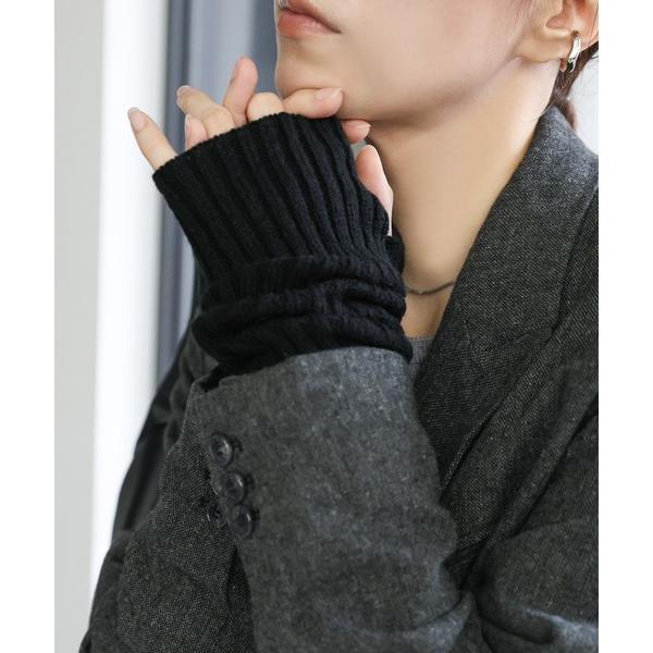 アームカバー 「ZOZO限定」リブニットアームウォーマー レディース