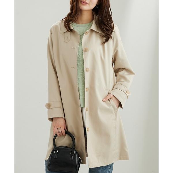ステンカラーコート コート 花粉対策！ライナー付ステンカラーコート レディース