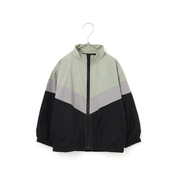 ブルゾン ジャンバー アウター 切替ナイロンジャケット80〜140cm キッズ 子供服 男の子 女の...
