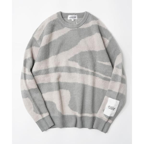 セーター ニット 「MEMORY」モヘアタッチ マーブルクルーニット / Mohair Touch ...