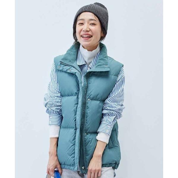 ダウンベスト ベスト リブ　イン　コンフォート　栞里ちゃんとつくった　ニュアンスカラーのダウンベスト...