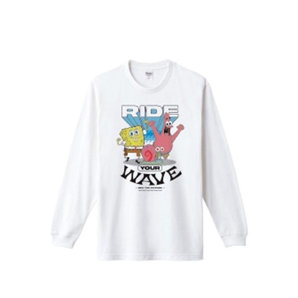 tシャツ 「 Sponge Bob 」 スポンジボブ ロングスリーブ Tee 24W11 レディース...