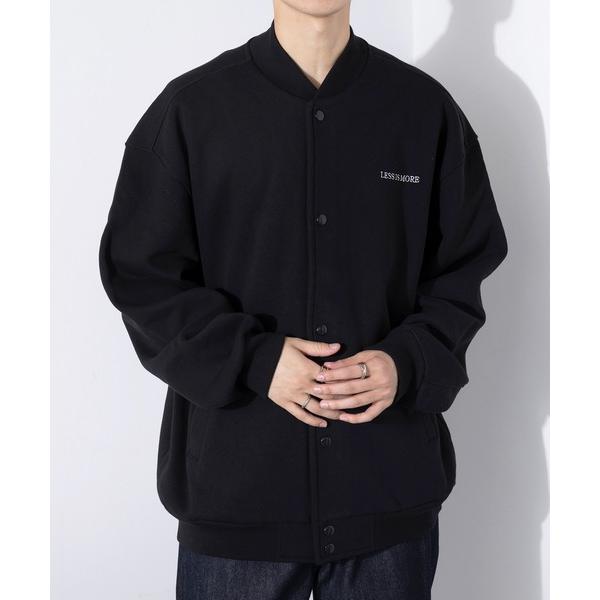 スタジャン 「MAISON CLUB」ワンポイント刺繍スタジアムジャンパー LESS IS MORE...