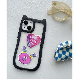 猫耳スマホケース WEGO (ブラック)