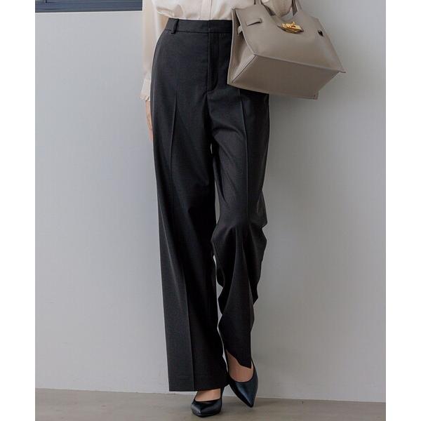 パンツ 「セットアップ対応」ラフィーネウール ワイドパンツ レディース