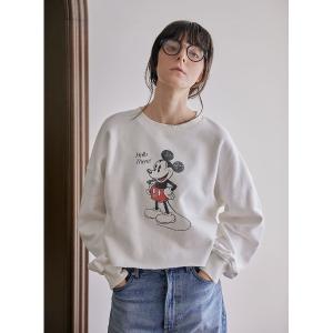 アダバット ADABAT ミッキーマウス トレーナー L グレー レディース40 楽天市場】ミッキー トレーナー（スウェット・トレーナー