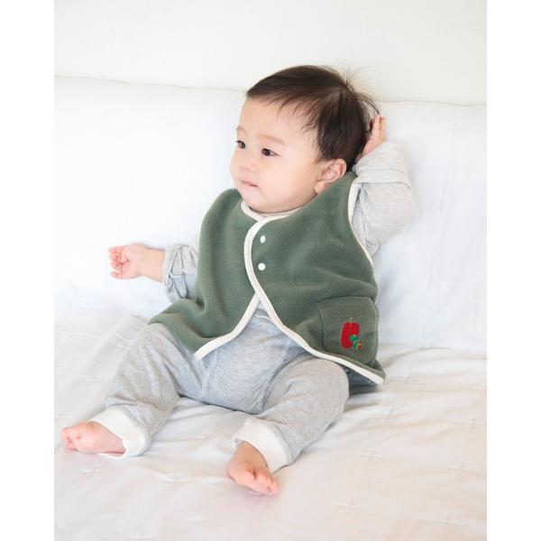 ベビー はらぺこあおむし刺繍ベスト