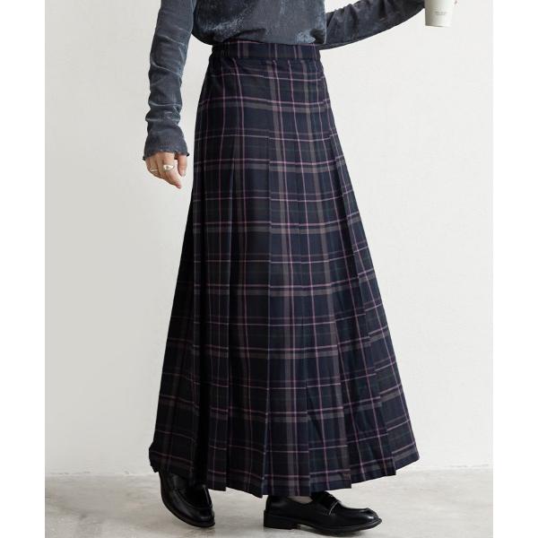 スカート タックプリーツスカート