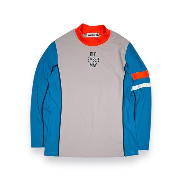 tシャツ Bi-color long sleeve Mock レディース